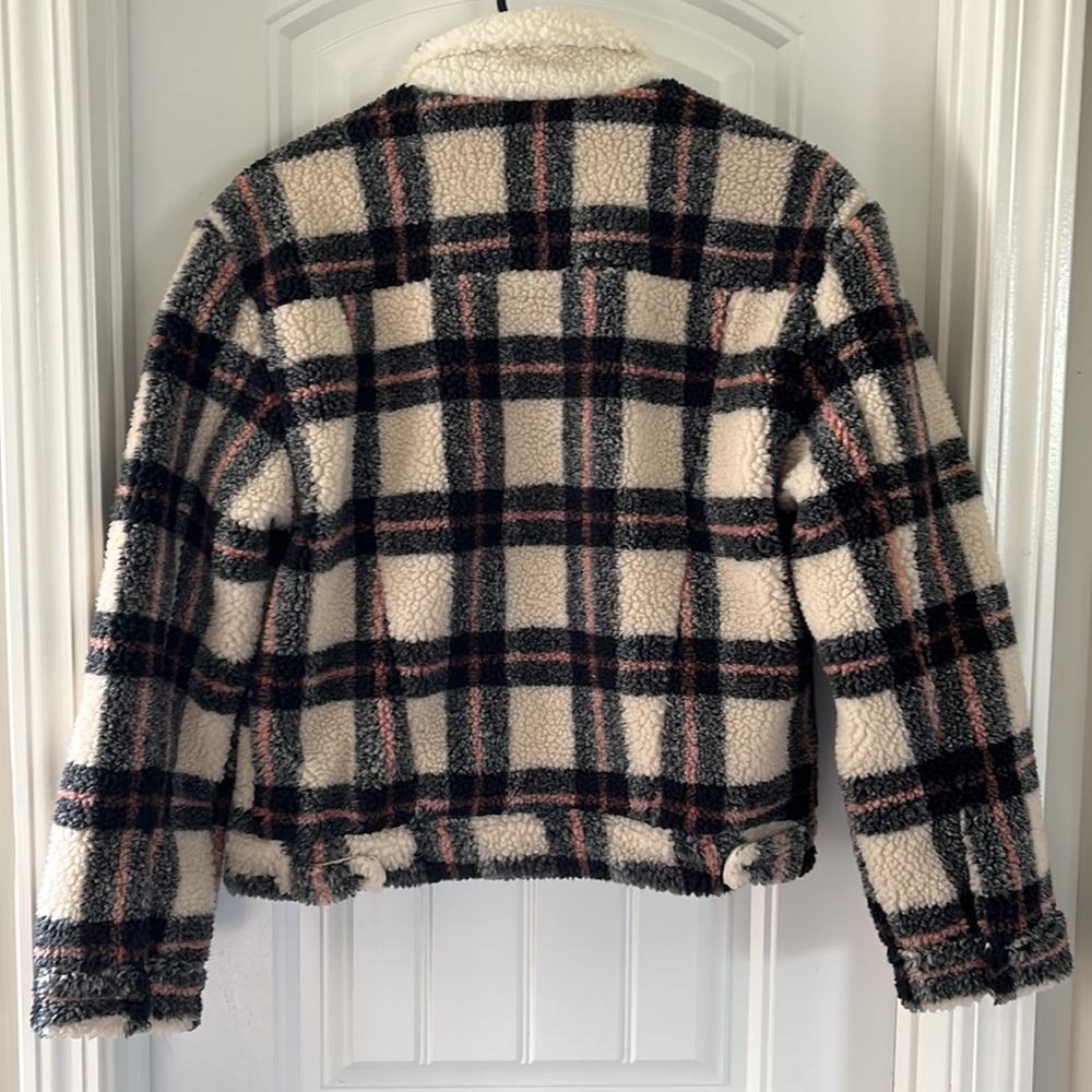 Levi's Plaid Ex-Boyfriend Trucker Jacket - Picture 3 of 7